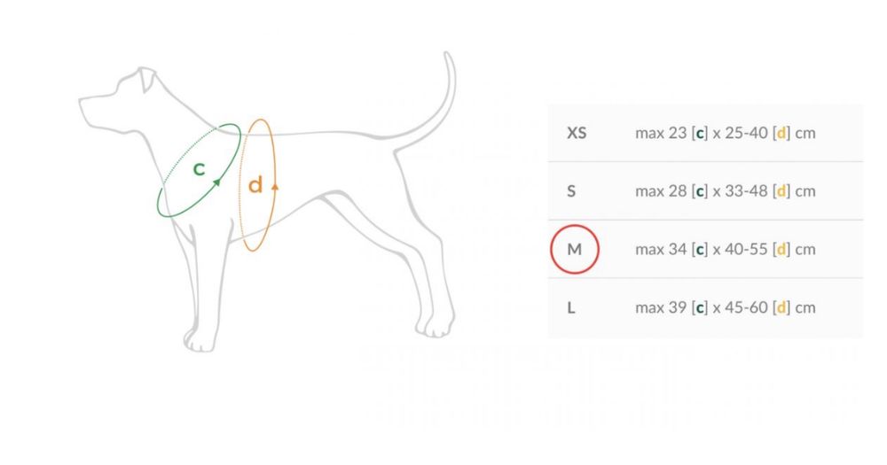 Szelki guard dla psa M