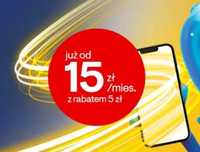 Rozmowy, SMS, MMS bez limitu i 10 GB internetu za 15 zł