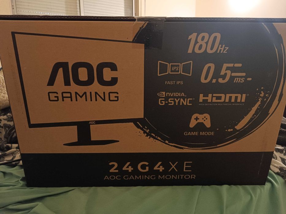 Monitor AOC 1080P 180Hz 24 Polegadas na garantia