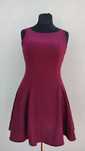 Burgundowa sukienka w kolorze wina H&M r. S