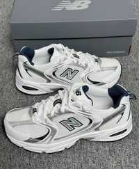 New Balance 530 White Silver Navy 43