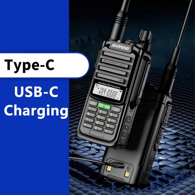 Rádio walkie talkie Baofeng UV-68 Pro V2 NOVO