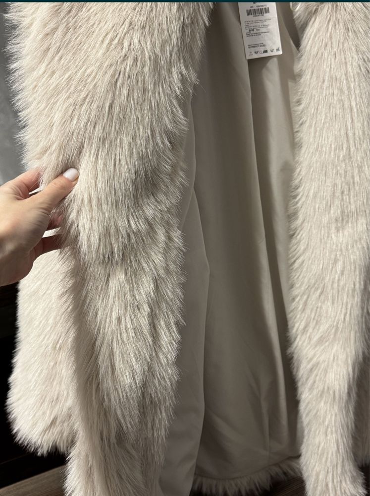 Zara шуба С, zara шуба полушубок С