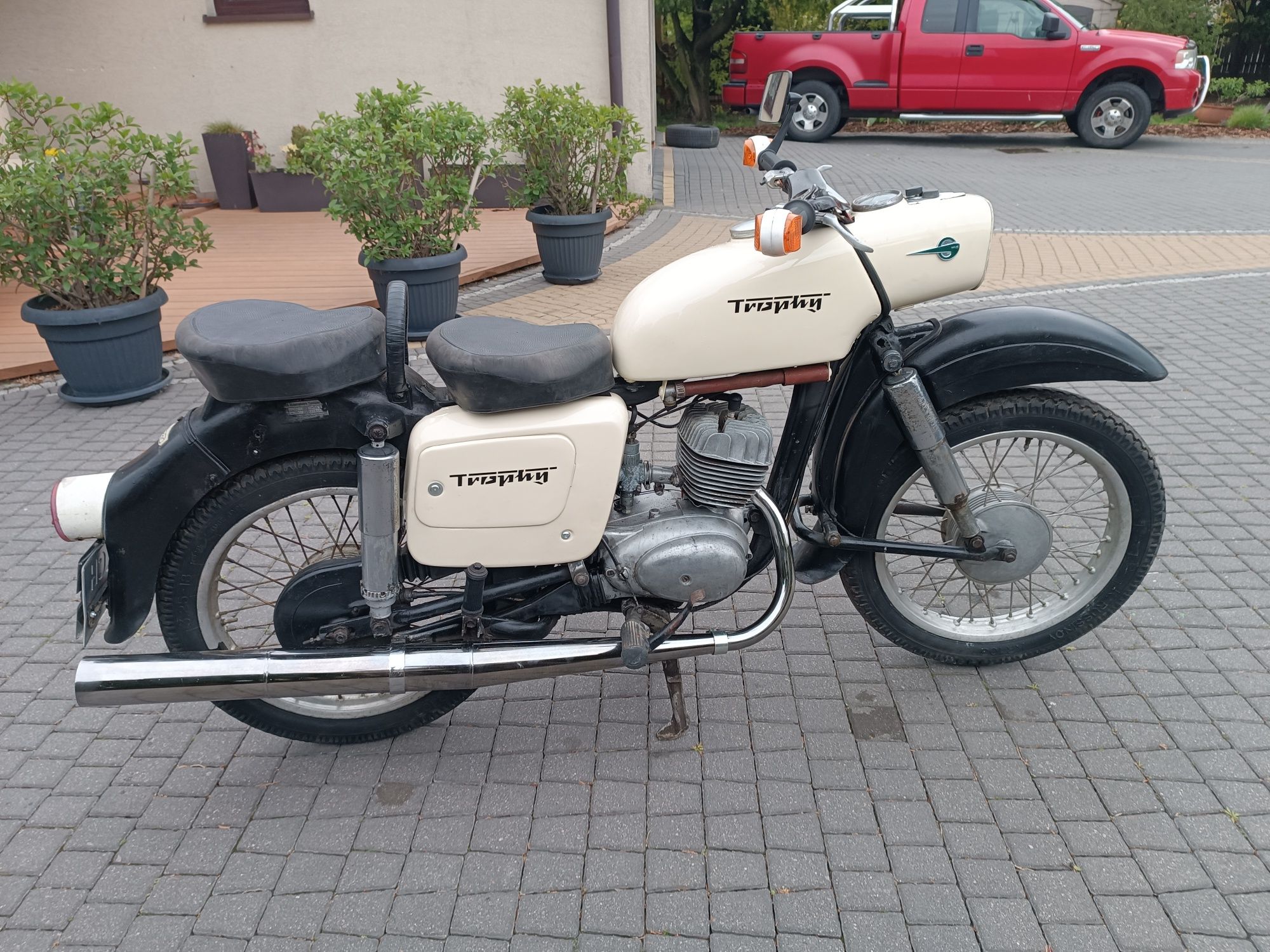 MZ es 125 trophy zamiana zamienię motocykl quad cross prl auto bus