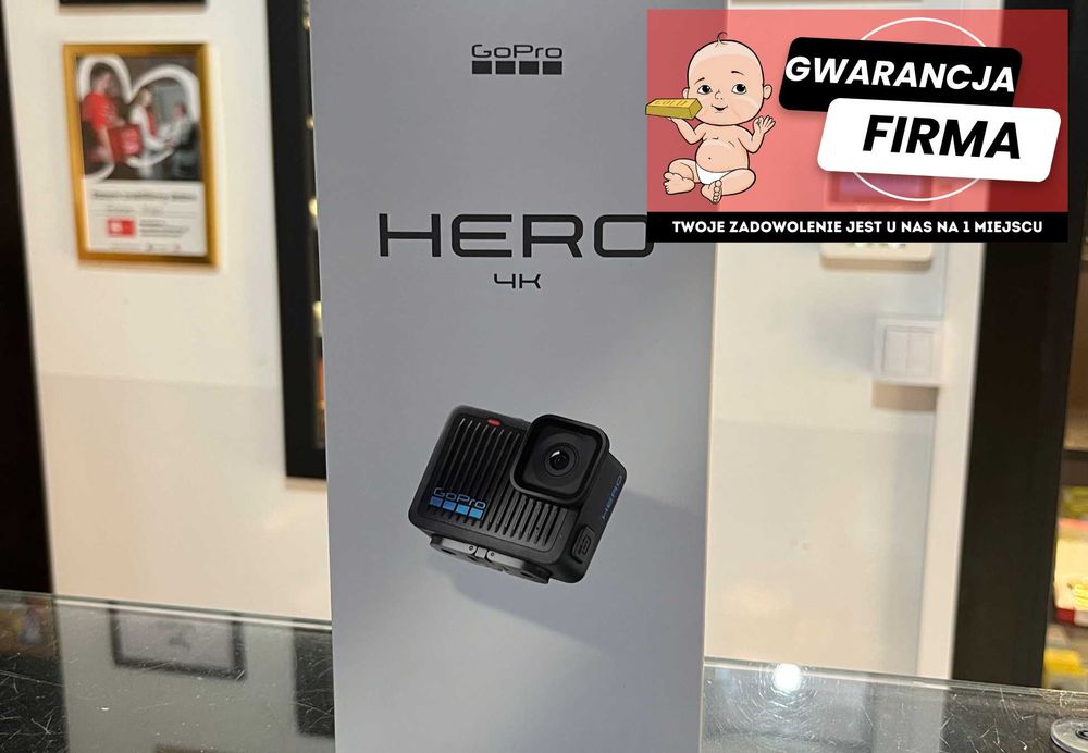 Kamera sportowa GOPRO HERO| Nowa |  4K 25FPS | Wi-Fi, Bluetooth |