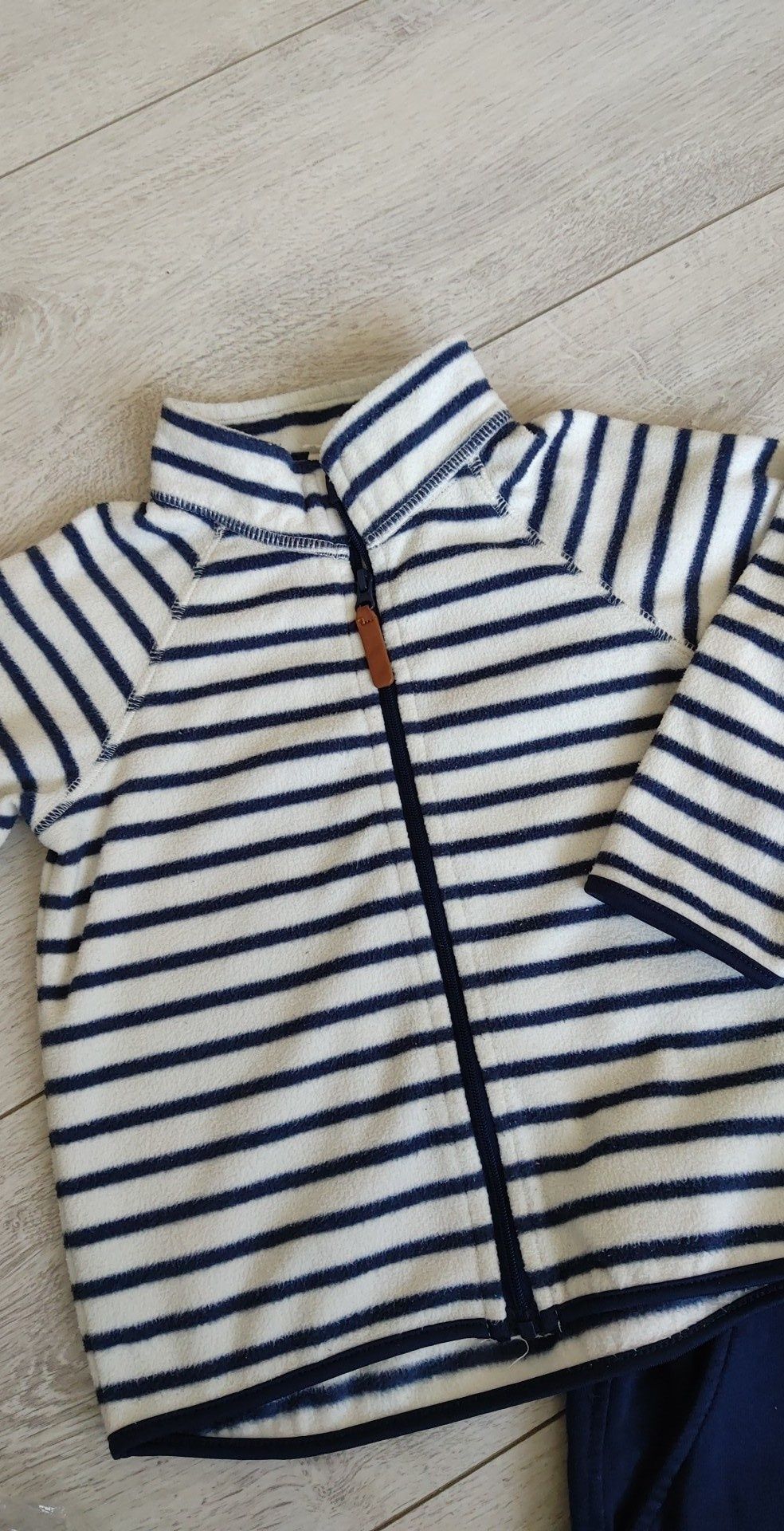 H&M 86 zestaw polar dres spodnie body nowa bluza