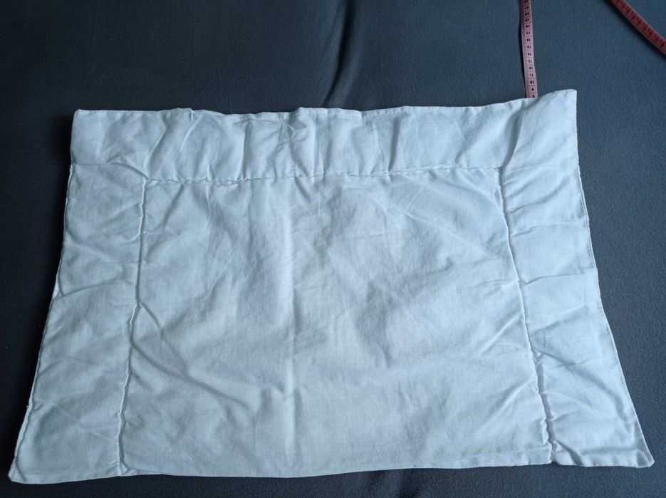 Kołderką, poduszka do łóżeczka 60x120