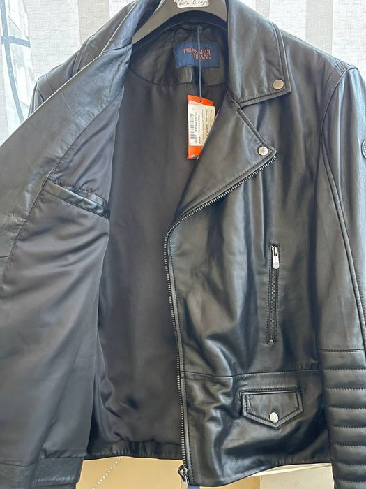 Кожаная куртка Trussardi