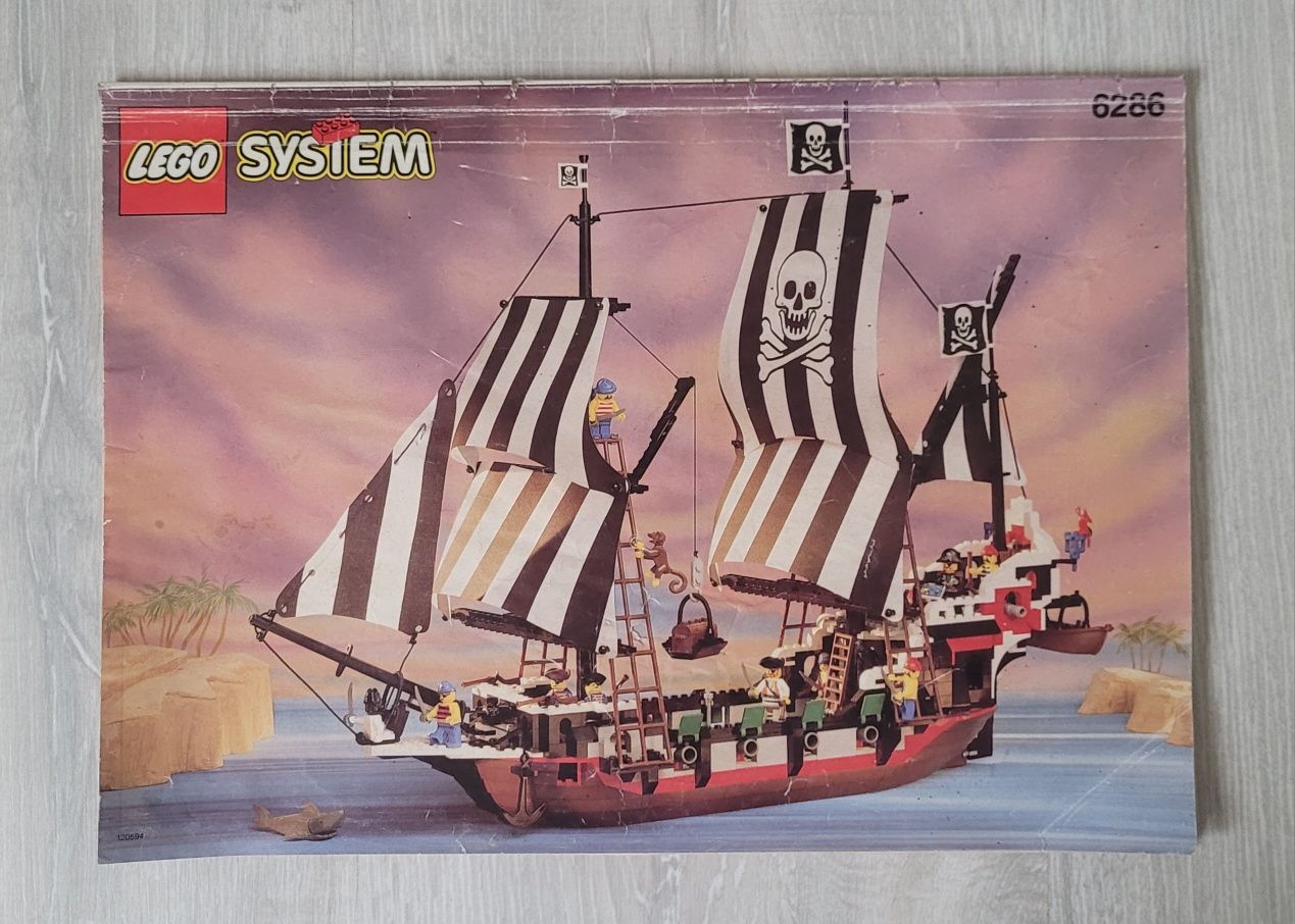 Instrukcja LEGO SYSTEM 6286 Skull's Eye Schooner Pirates