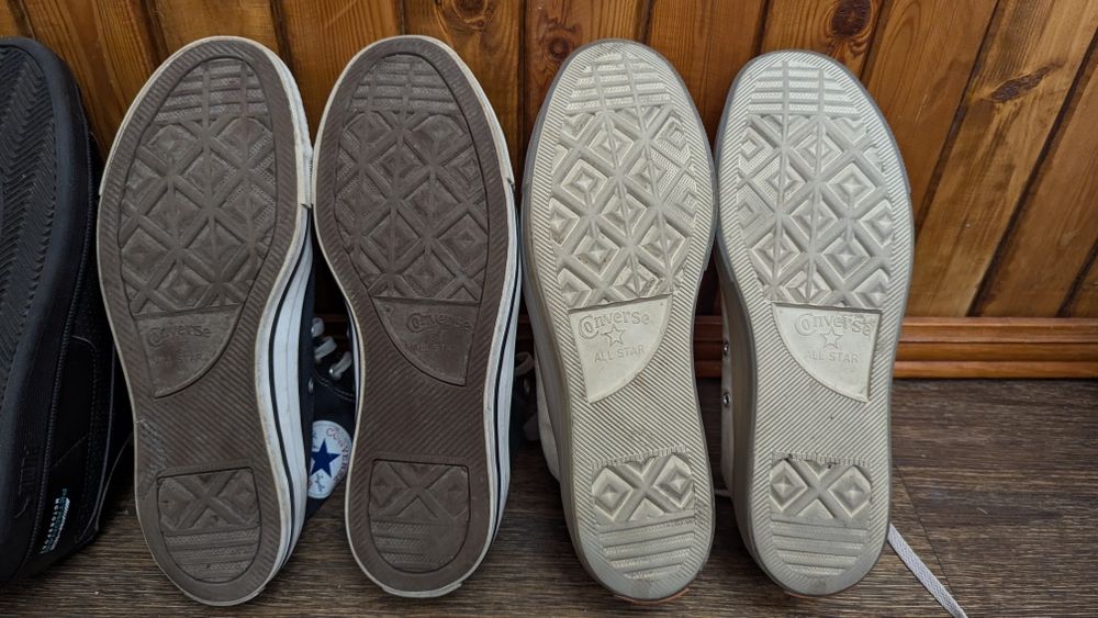 Кеды Converse All Star и кроссовки Puma Mercedes AMG