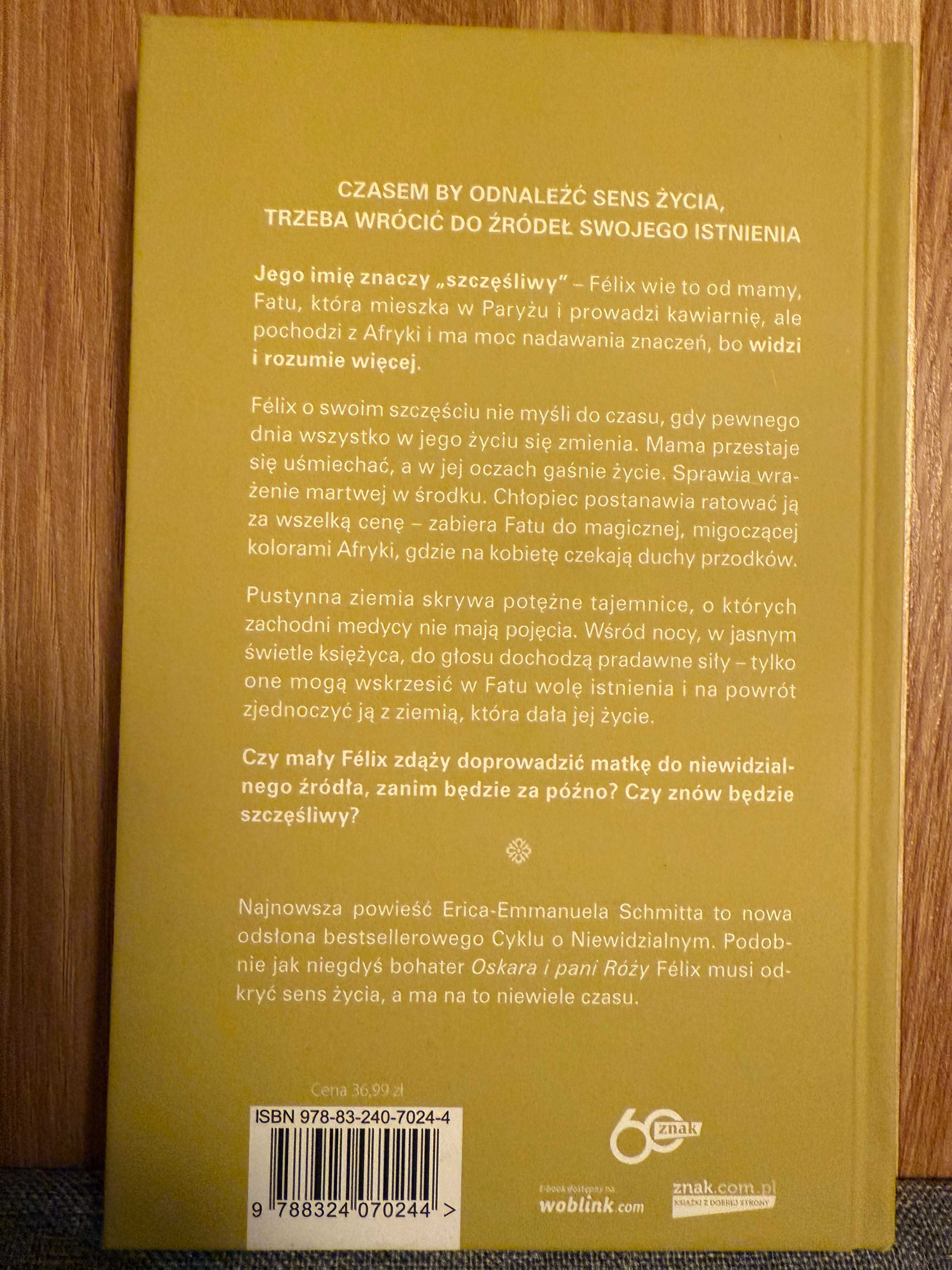 Felix i niewidzialne źródło - Eric-Emmanuel Schmitt