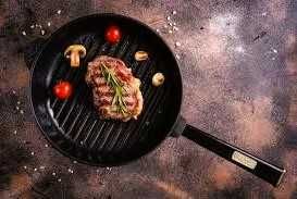 Гриль сковородка чугун круглая для всех плит пательня мангал 260х40 мм