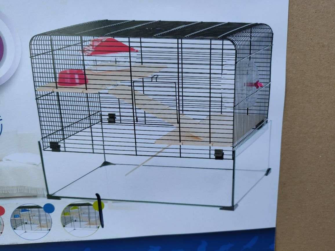 Klatka nowa dla chomika dżungarskiego ,syryjskiego, szczurka ,itp.,