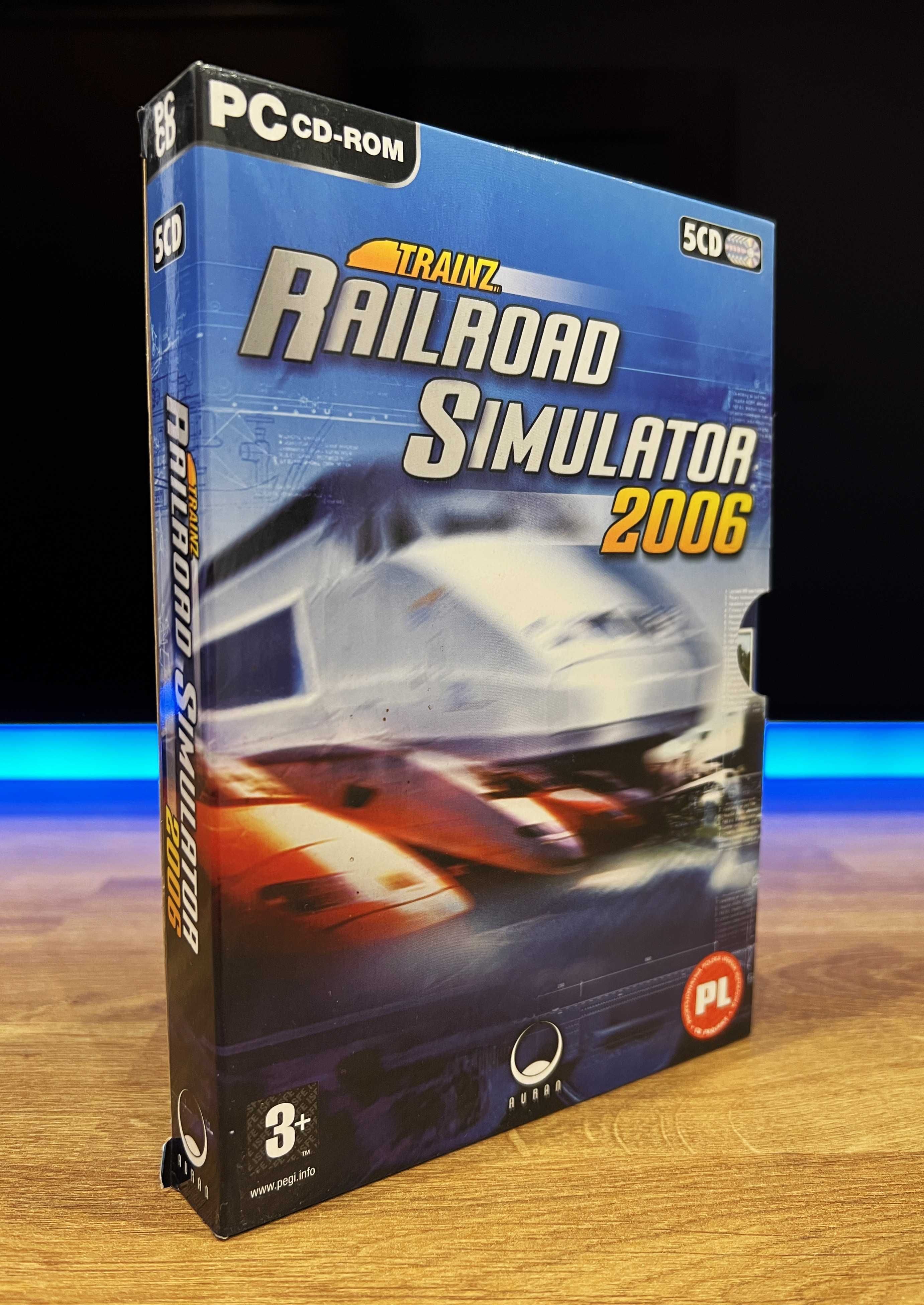 Trainz Railroad Simulator 2006 (PC PL 2005) BOX polskie wydanie