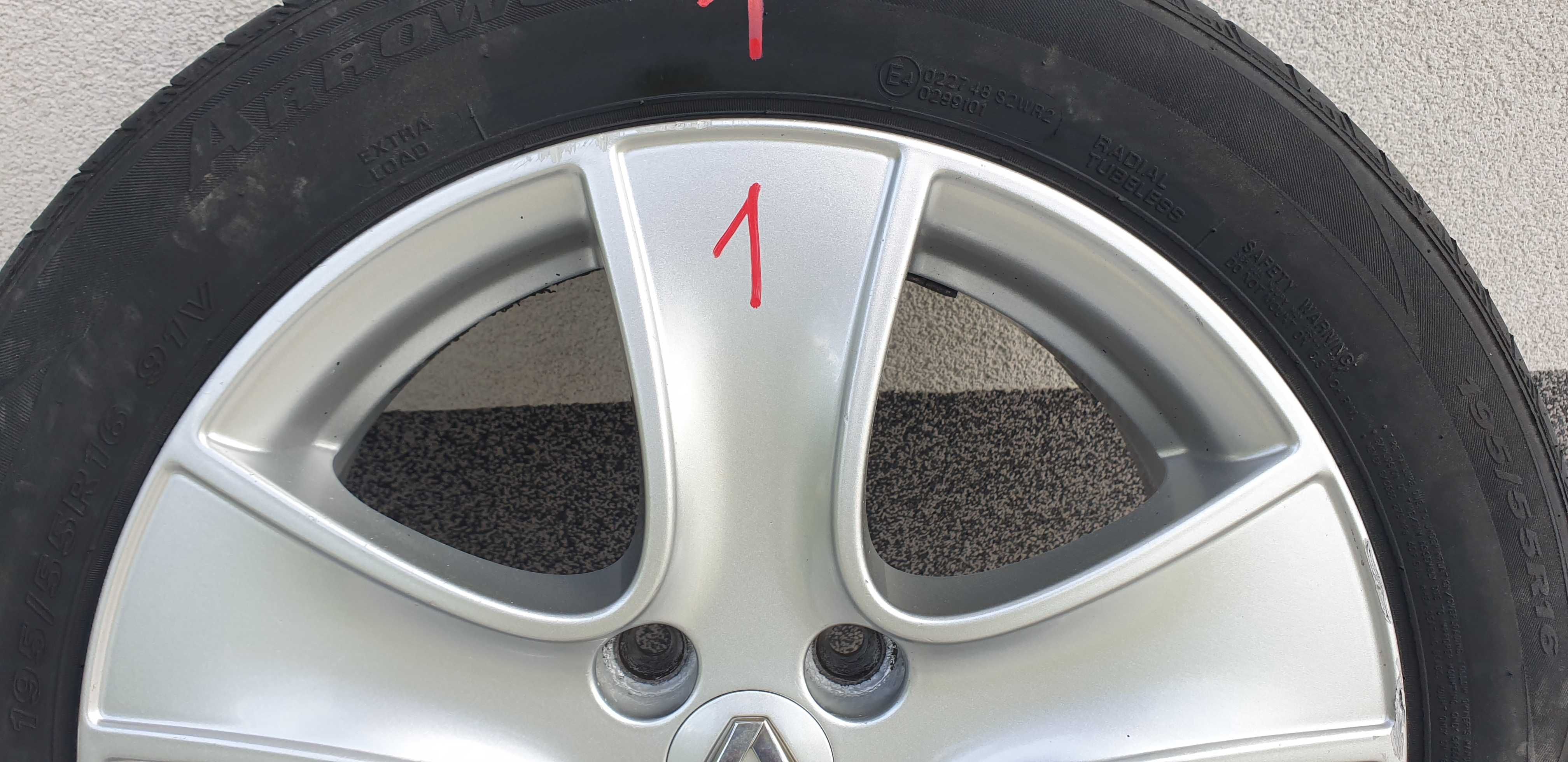 felga aluminiowa 6.5 R16 4x100 renault clio IV 4 nr 1 40300/6502R