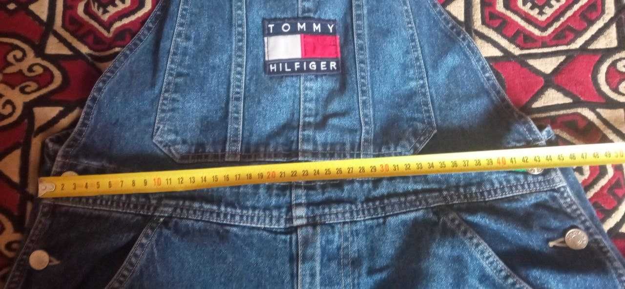 Комбинезон мужской джинсовый Томми Хилфигер