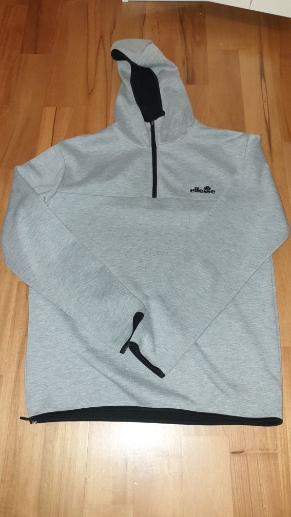 Ellesse, szara bluza softshell, męski S lub młodzieżowy 170/176