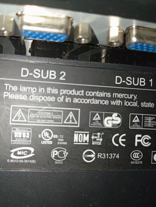 Монітор ViewSonik 19" 450 грв робочий