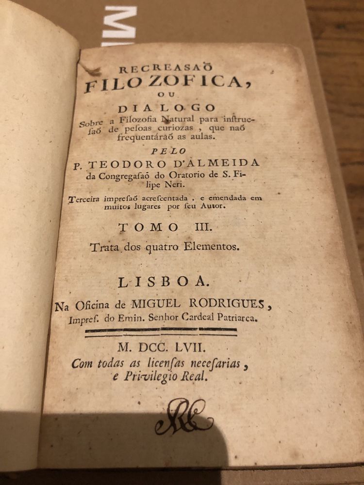 Recreação Filosofica - 9 Volumes
