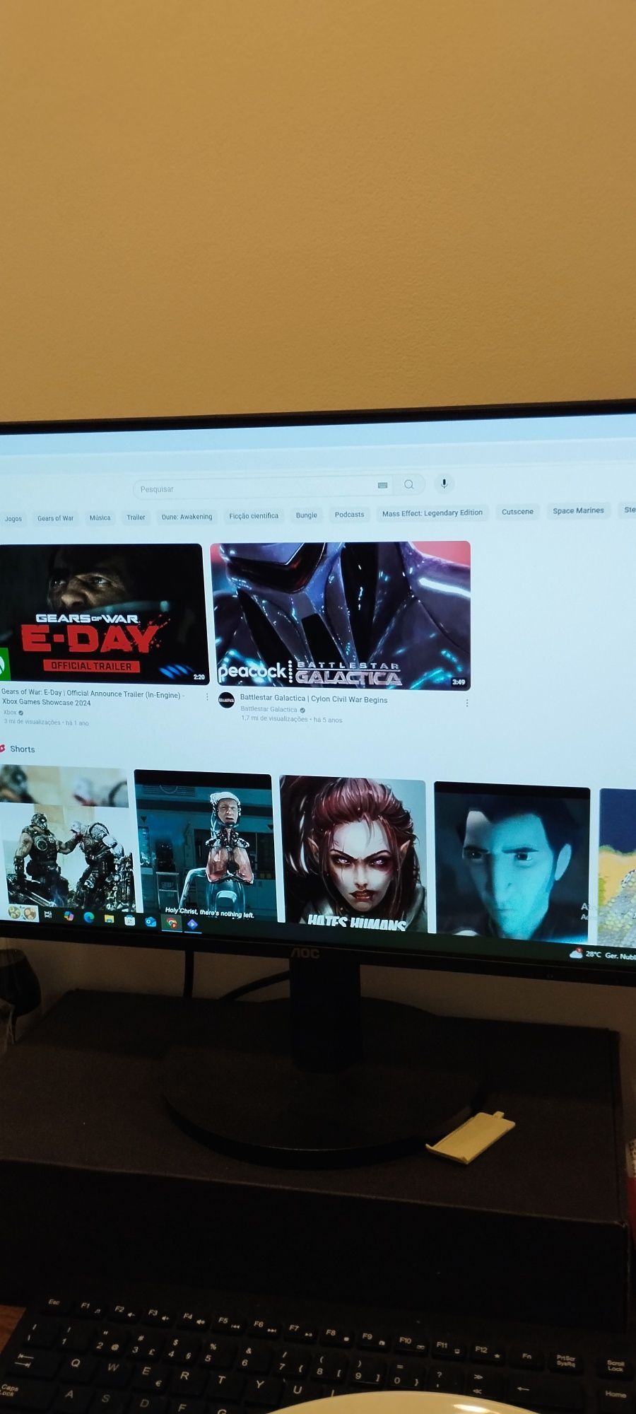 Monitor Gamer 24B3HA2 100HZ