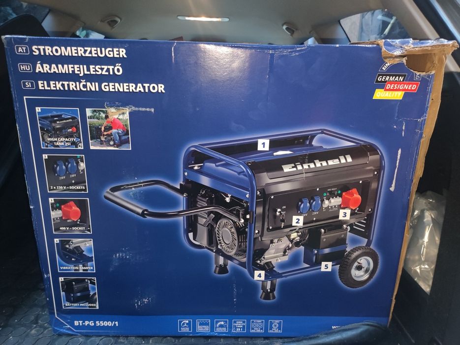 Бензиновий  Генератор Einhell BT-PG 5500/01