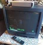 Телевизор PHILIPS 21 РТ 166 В /60S. + Тюнер HUMAX.