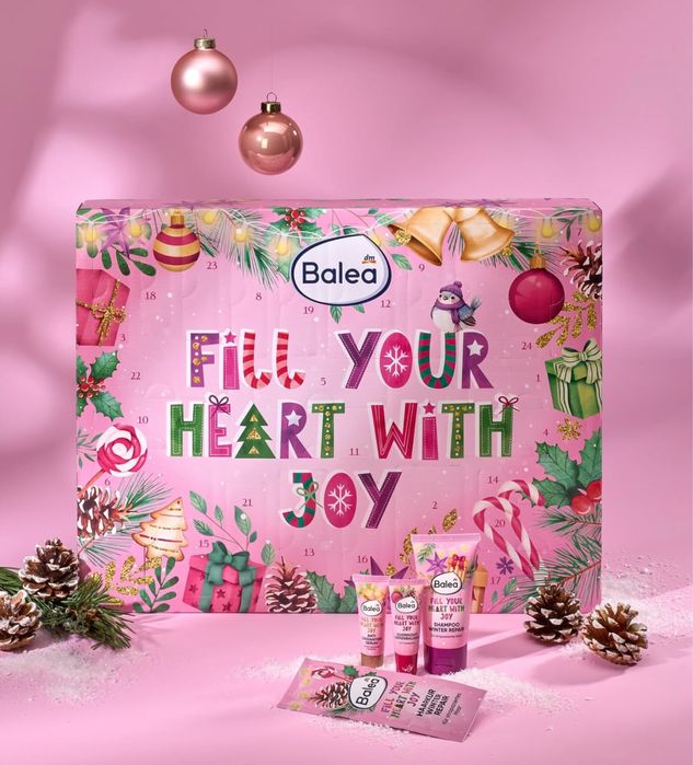 Адвент-календар доглядової косметики Balea Adventskalender Bath 2025