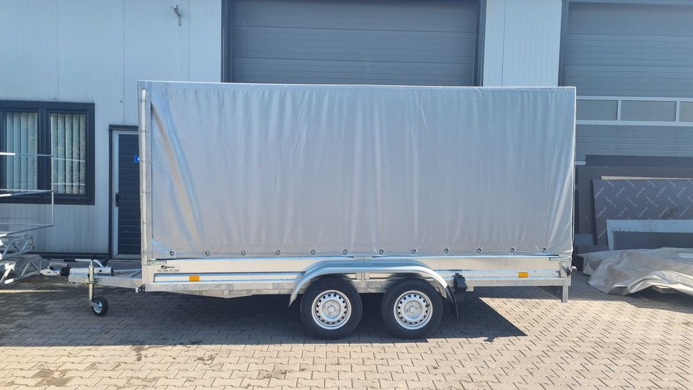Przyczepka przyczepa samochodowa 400x176 750 kg Producent - TRANSPORT