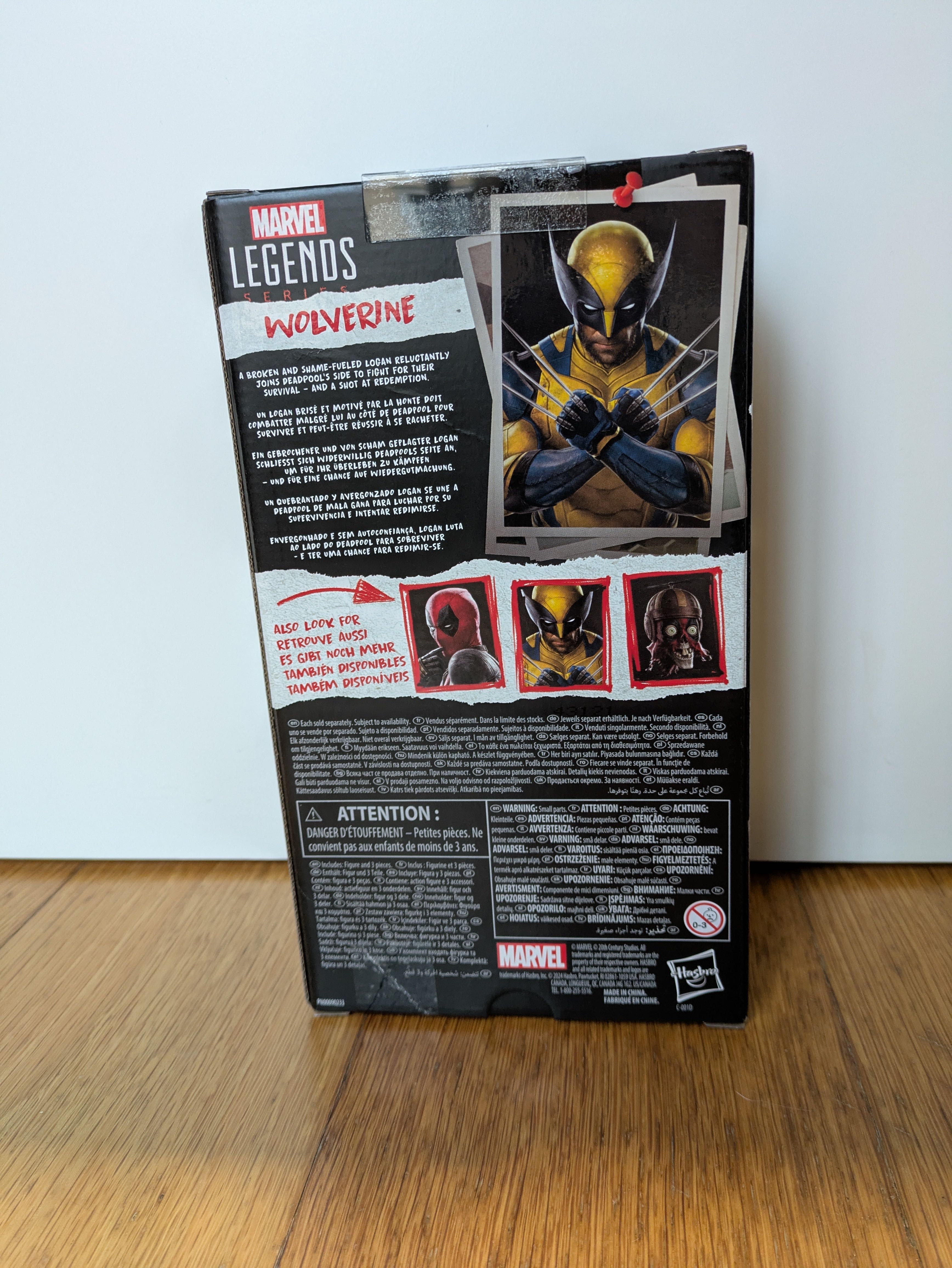 Deadpool Wolverine Marvel legends figura (Portes grátis)