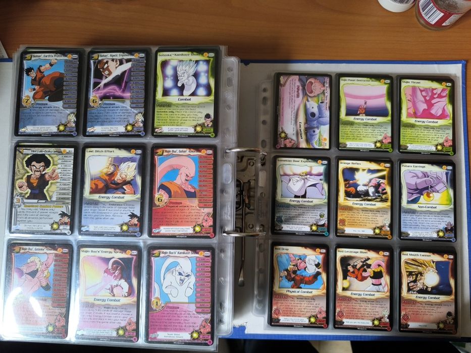 Karty Dragon Ball Z CCG SCORE kompletna Fusion saga 1-123.