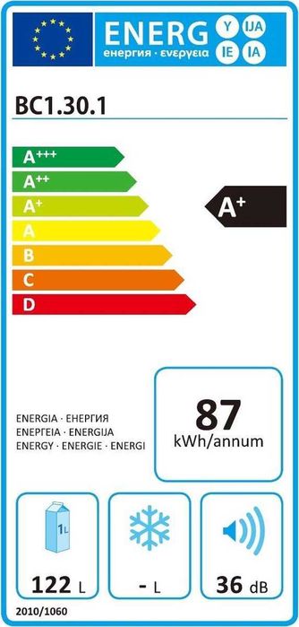 Witryna chłodnicza lodówka Exquisit BC1.30 chłodziarka do wina i napoi