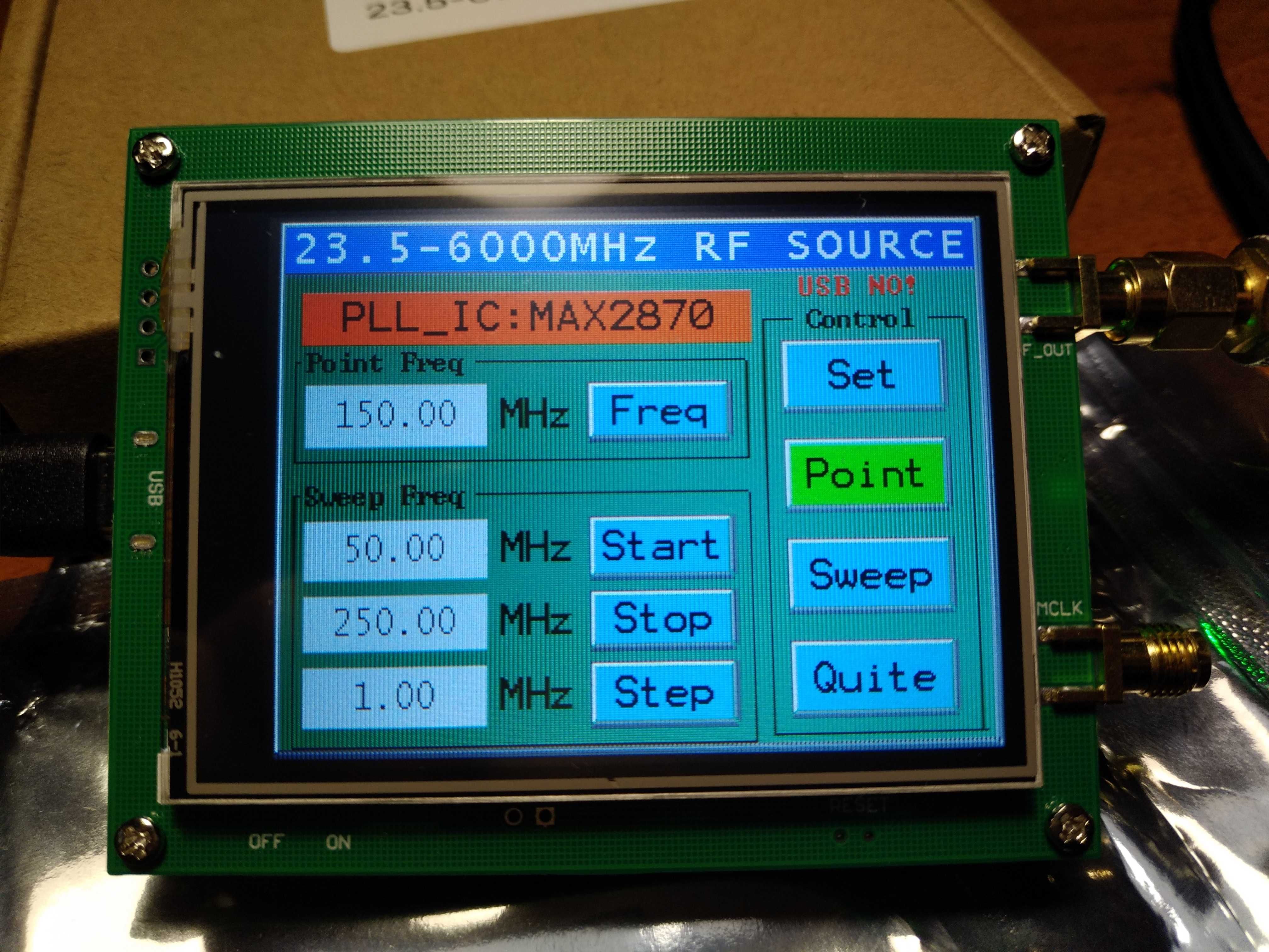 Плата MAX2870 23.5-6000MHz генератор сигналів. НОВА