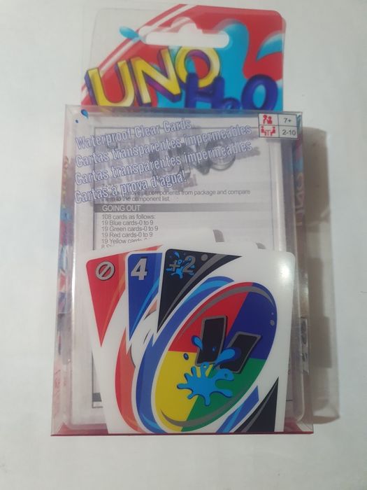 Cartas uno ha prova de agua