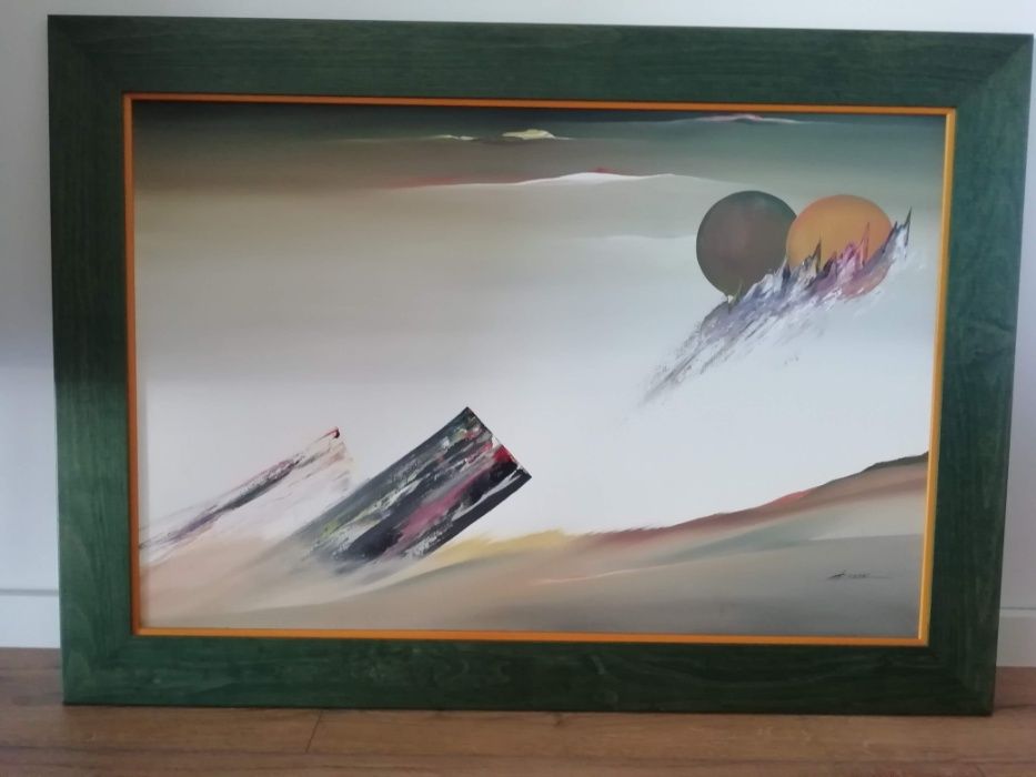 Quadro abstrato 76 cm x 106 cm