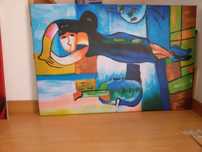 Tela rectangular 90 cm×60 cm