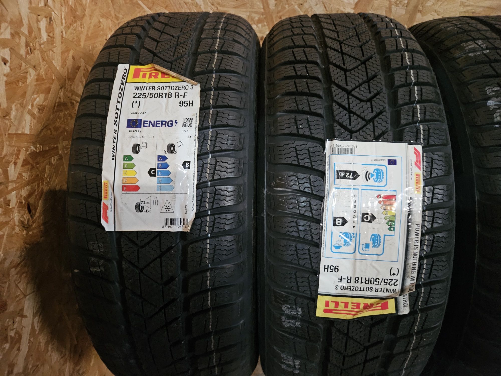 Opony zimowe 225/50/18 pirelli sottozero 3 runflat bmw