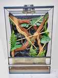 Terrarium dla kameleona, felsumy z wodospadem i lampami, AquaWaves