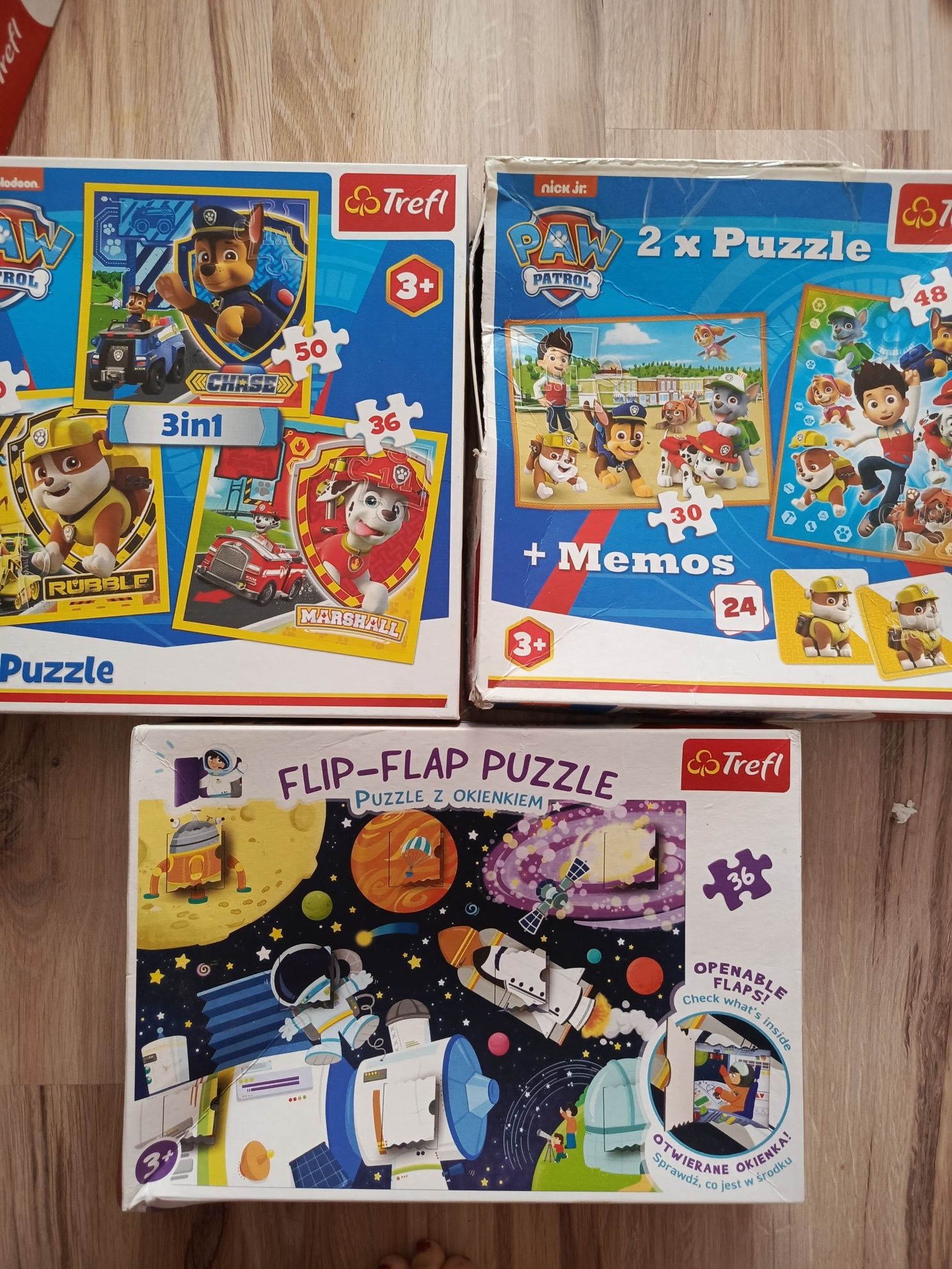 Puzzle 7 opakowań 3+