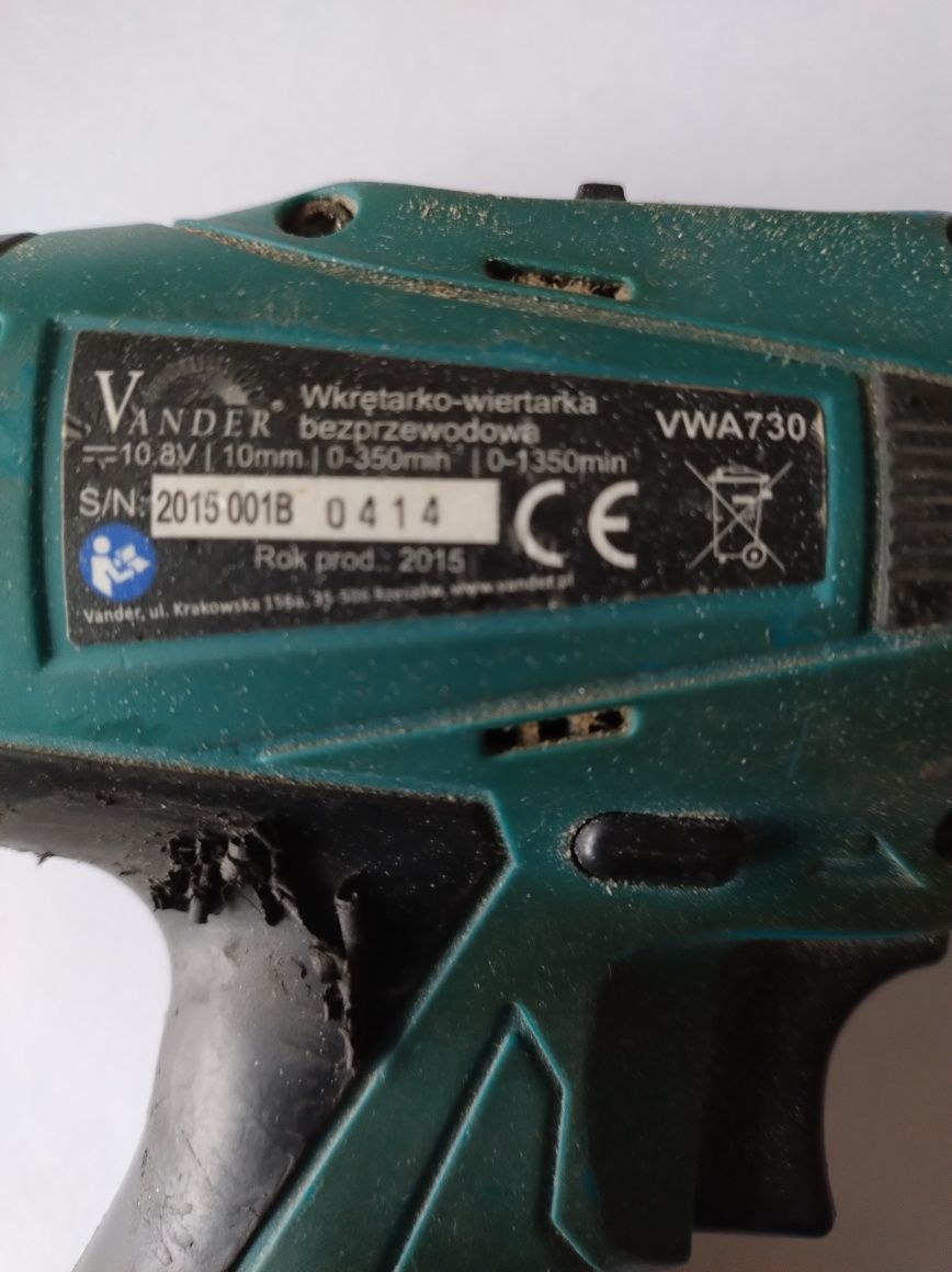 Wiertarko-wkrętarka Vander VWA 730 (bez akumulatora)