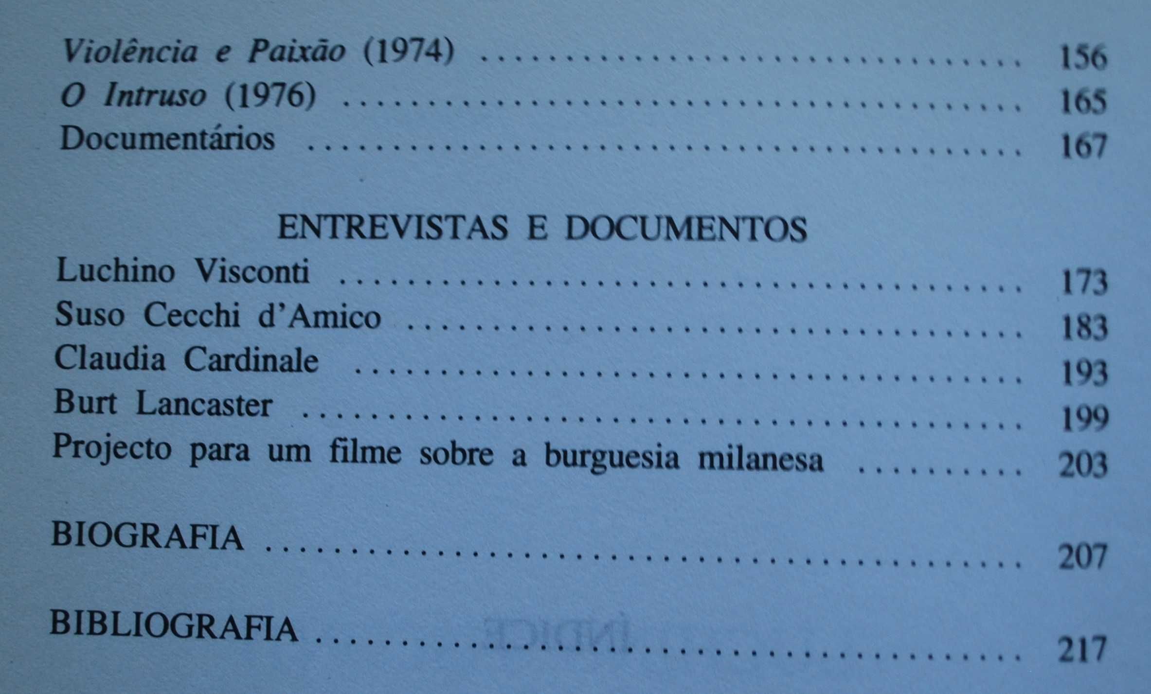 Luchino Visconti de Alain Sanzio e Paul Louis Thirard - 1ª Edição 1988