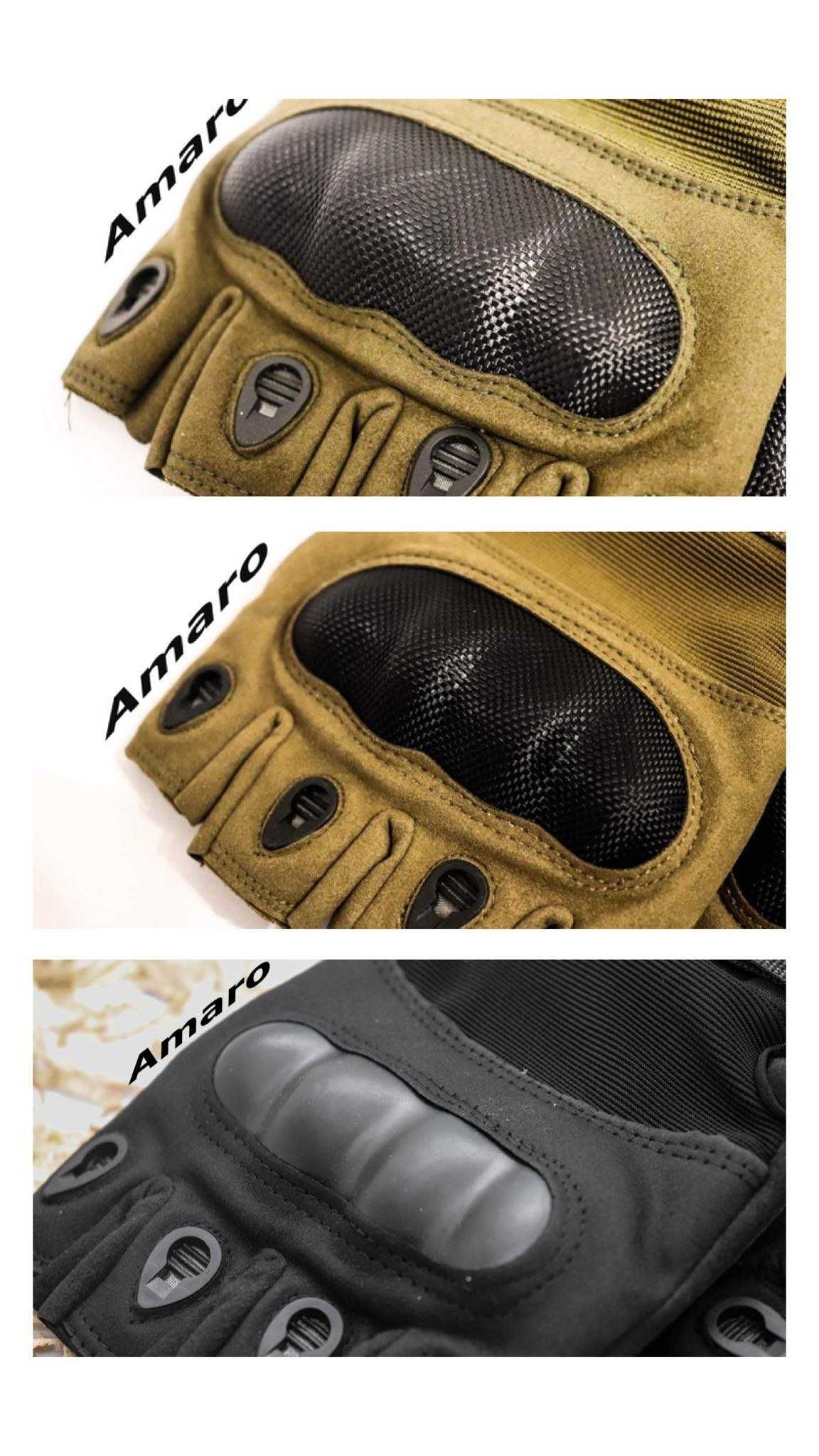 Luvas com Proteção Táticas/Militar para Moto/Airsoft (3 Cores) Nº2