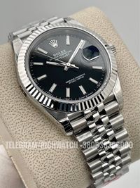 мужские наручные часы Rolex Datejust41 Black dial Jubilee Bracelet