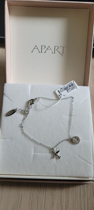 Apart bransoletka samolot srebro