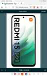 SUPER REDMI 15 5G. Pamięć 8/246gb. Bateria 7000. Wyświetlacz 6.9