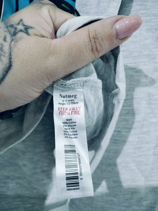 Bawełniana, chłopięca świąteczna bluzka 12/13 lat