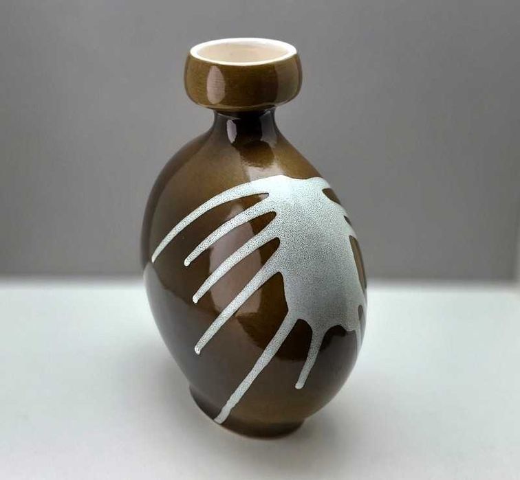 Wazon ceramiczny Kravsko lata 1958 - 1970 - Czech Keramik