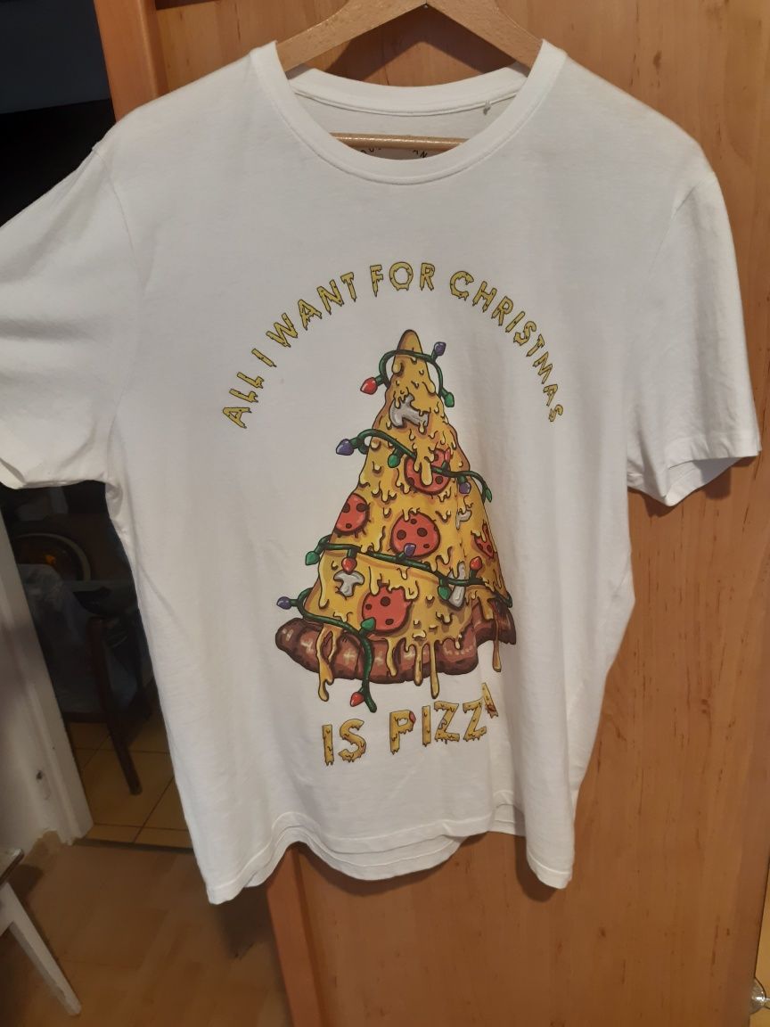 T-shirt / Koszulka House "All I want for christmas is pizza"