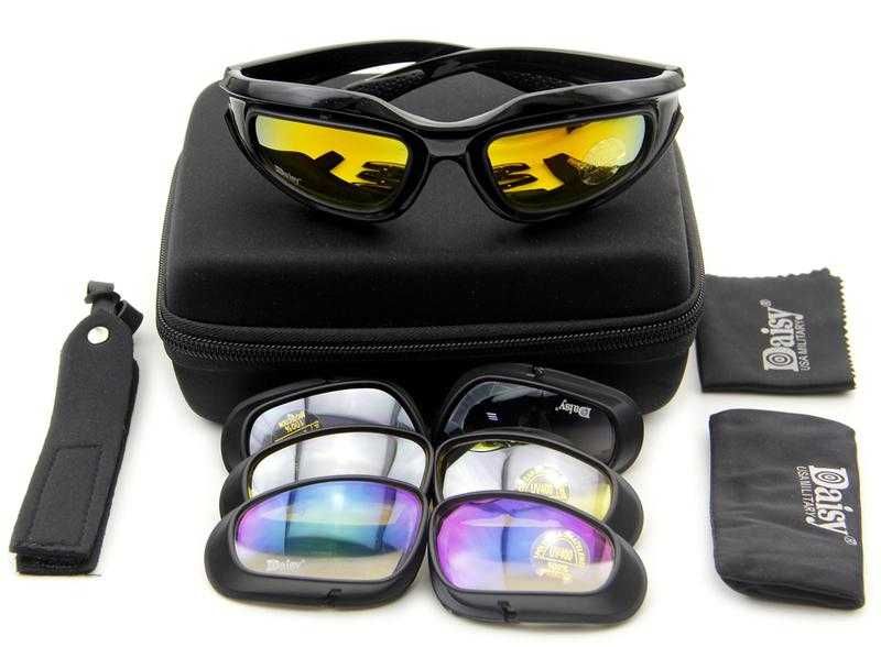 Очки тактические защитные Daisy C5 окуляри тактичні Поляризация UV С5