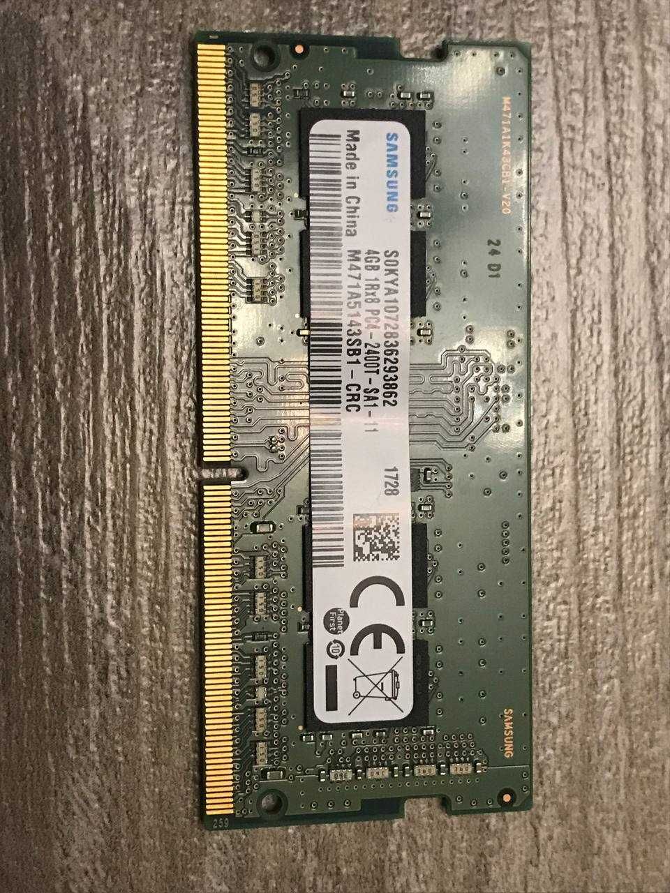 Оперативная память DDR4 SO-DIMM 4GB Samsung
