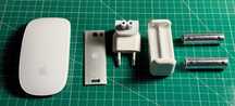Magic Mouse Apple com carregador pilhas Apple e 2 pilhas em bom estado